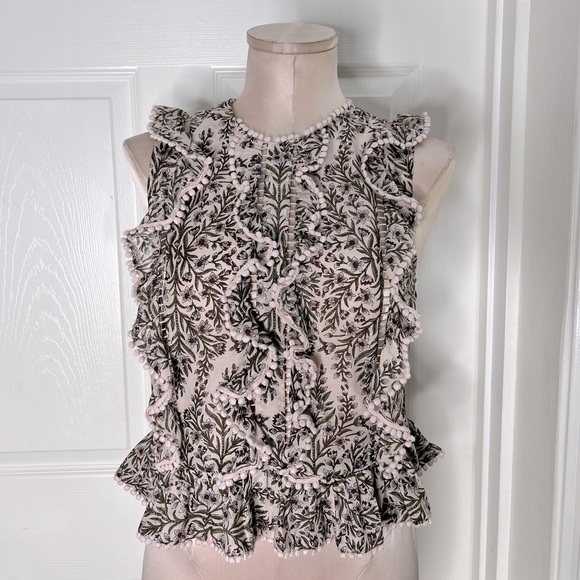 Zimmerman Floral Print Sleeveless Women’s Top Sz 6